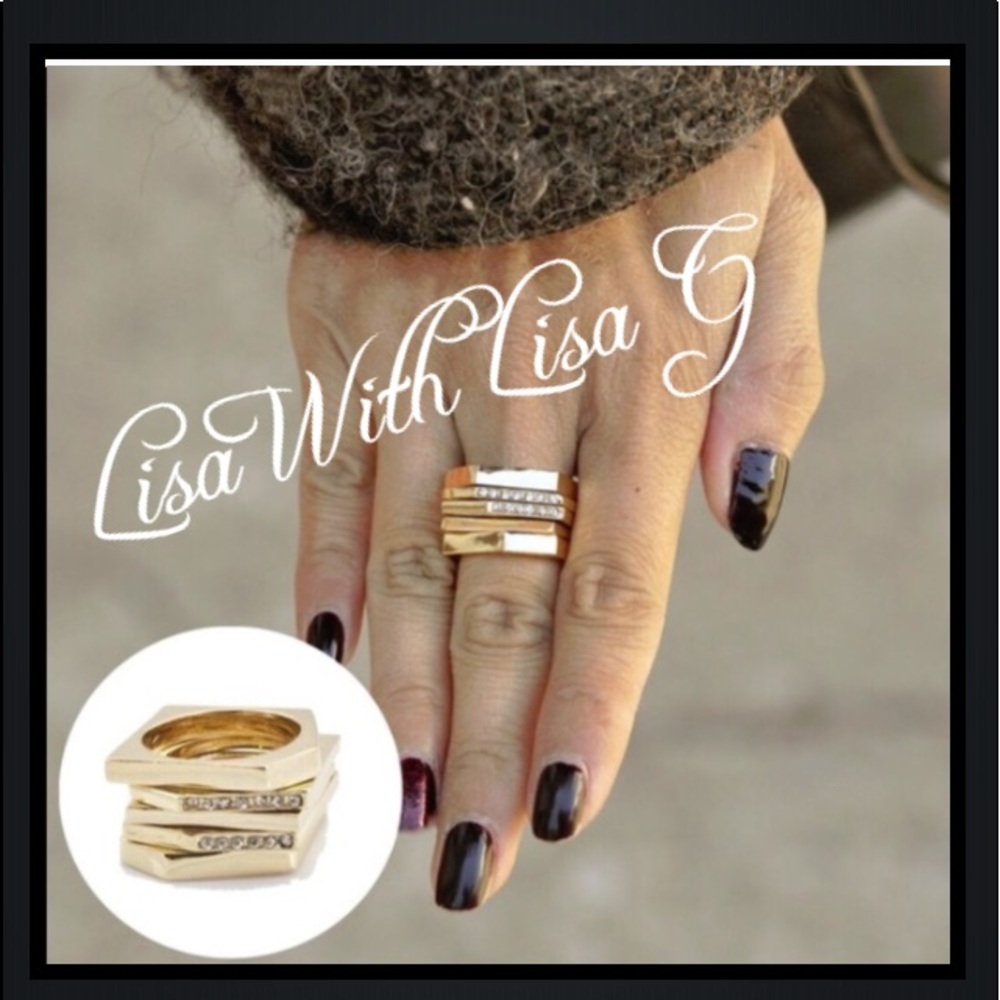 Modern Stack Ring (Set of 5).
